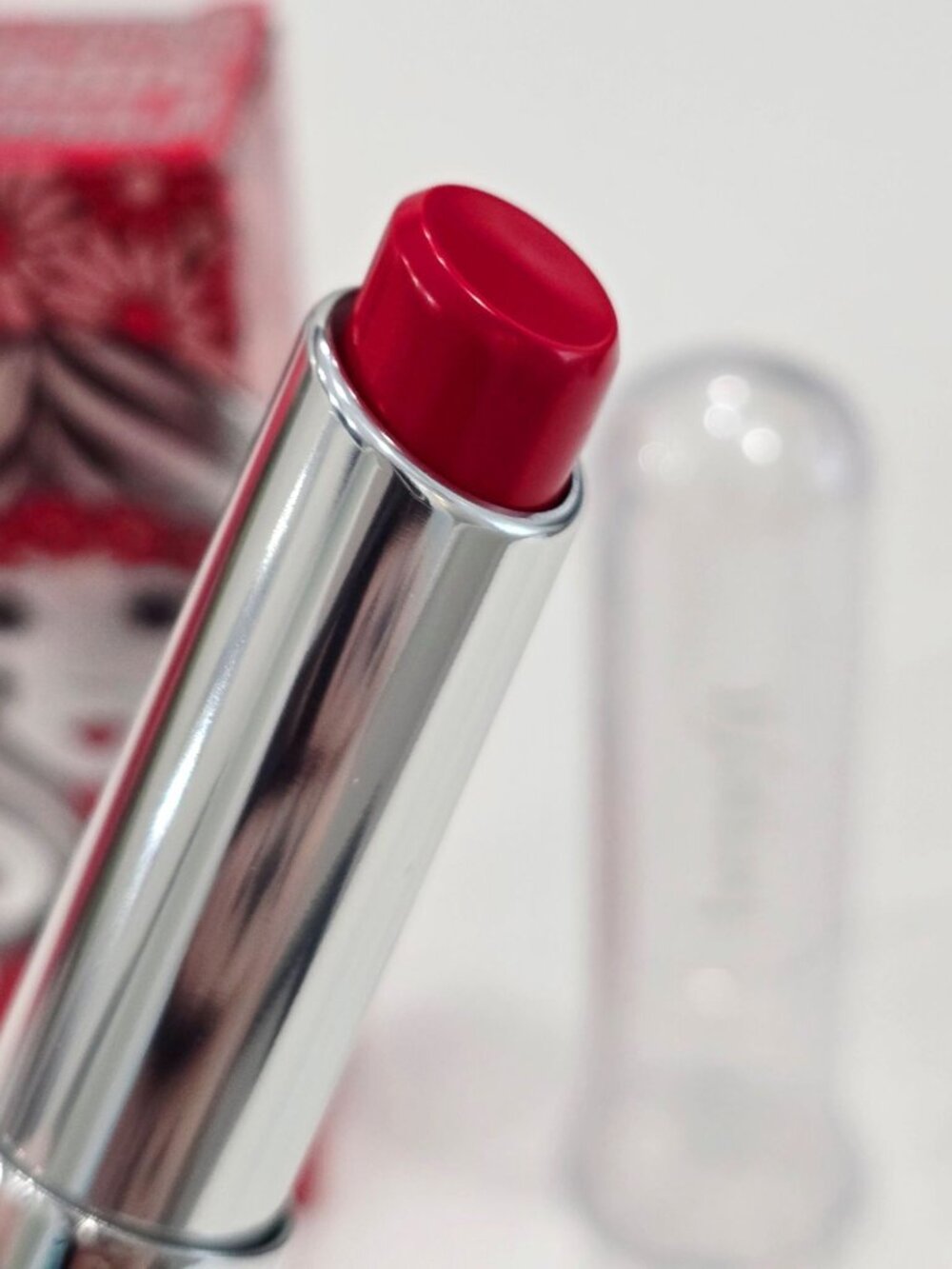 Benefit Cosmetics ✦ California Kissin’ Colorbalm Cherry ✦ Hydrating Red 3g NWT - Picture 8 of 10